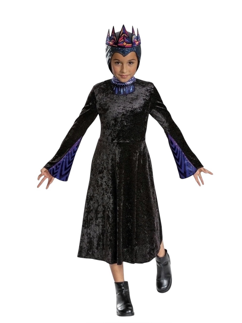 NEW! Evil Queen Costume Girls (4/5) Disney Snow White Disguise Walmart Exclusive